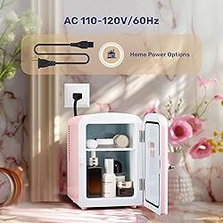 YSSOA 4L Mini Fridge with Observation