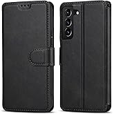 QLTYPRI Case for Samsung Galaxy A16 4G/5G Premium PU Leather Simple Wallet Case [Card Slots] [Kickstand] [Magnetic Closure] Shockproof Flip Cover for Samsung Galaxy A16 4G/5G - Black