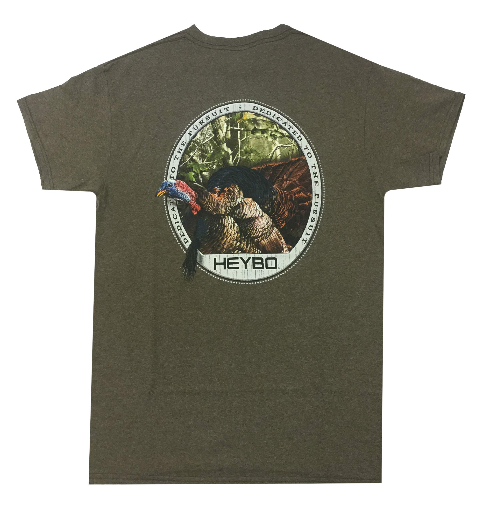 Heybo Gobbler Turkey S/S T-Shirt Heathered Brown