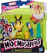 MARVEL THE AVENGERS MixMashers Wolverine Action Figure 5 inch with Accessories view 2