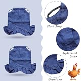 Yinuoday 3PCS Chicken Saddle Hen Apron Poultry Protector Blue Medium view 2