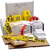 Crime Scene Forensic Supply Kit for Classrooms - CSI Evidence Collection Set with Evidence Bags &amp; Markers Investigation Kit for STEM Education - 25+ Student Classroom Pack - Hands-On Learning
