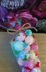 Bath Bubble & Beyond 30 Mini Scented Bath Bombs Gift Wrapped Santa Christmas view 4