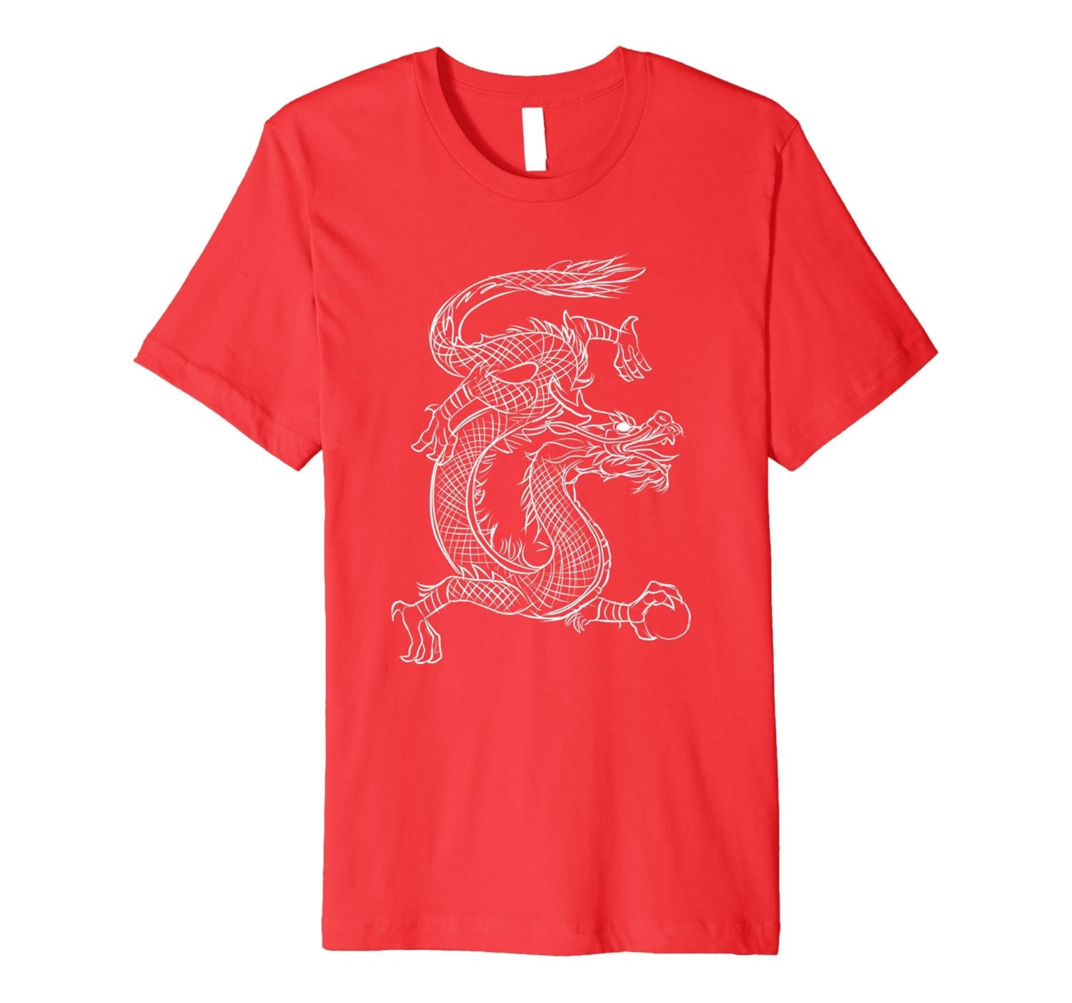 Chinese dragon tattoo White - Tshirt-ANZ