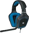 Logitech G430 7.1 DTS Headphone: X and Dolby Surround Sound Gaming Headset for PC, Playstation 4 – On-Cable Controls – Sports-Performance Ear Pads – Rotating Ear Cups – Light Weight Design