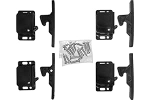 Camp'N RV Drawer Latches and Catches - 4 Pack RV Cabinet Door Latch - Secure Your Adventures with RV Drawer Latch - RV Cabinet Latch, Includes hardware (4 PK)