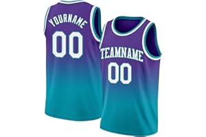 Custom Gradient Basketball Jersey Sleeveless Tank Top for Men Youth Boys Personalized Sports Fan Shirts Team Uniforms
