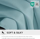 Deconovo Eyelet Curtains Thermal Insulated Ring Top Blackout Sky Blue 140x180 1 view 6