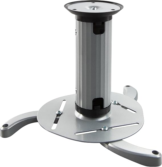 Drsn Supporto Proiettore a Soffitto/Muro Universale, Lunghezza Regolabile 43-63cm| Capacità di Carico 25kg| Inclinabile± 30°, per Videoproiettore BenQ, QKK, Epson, Optoma, DR.J
