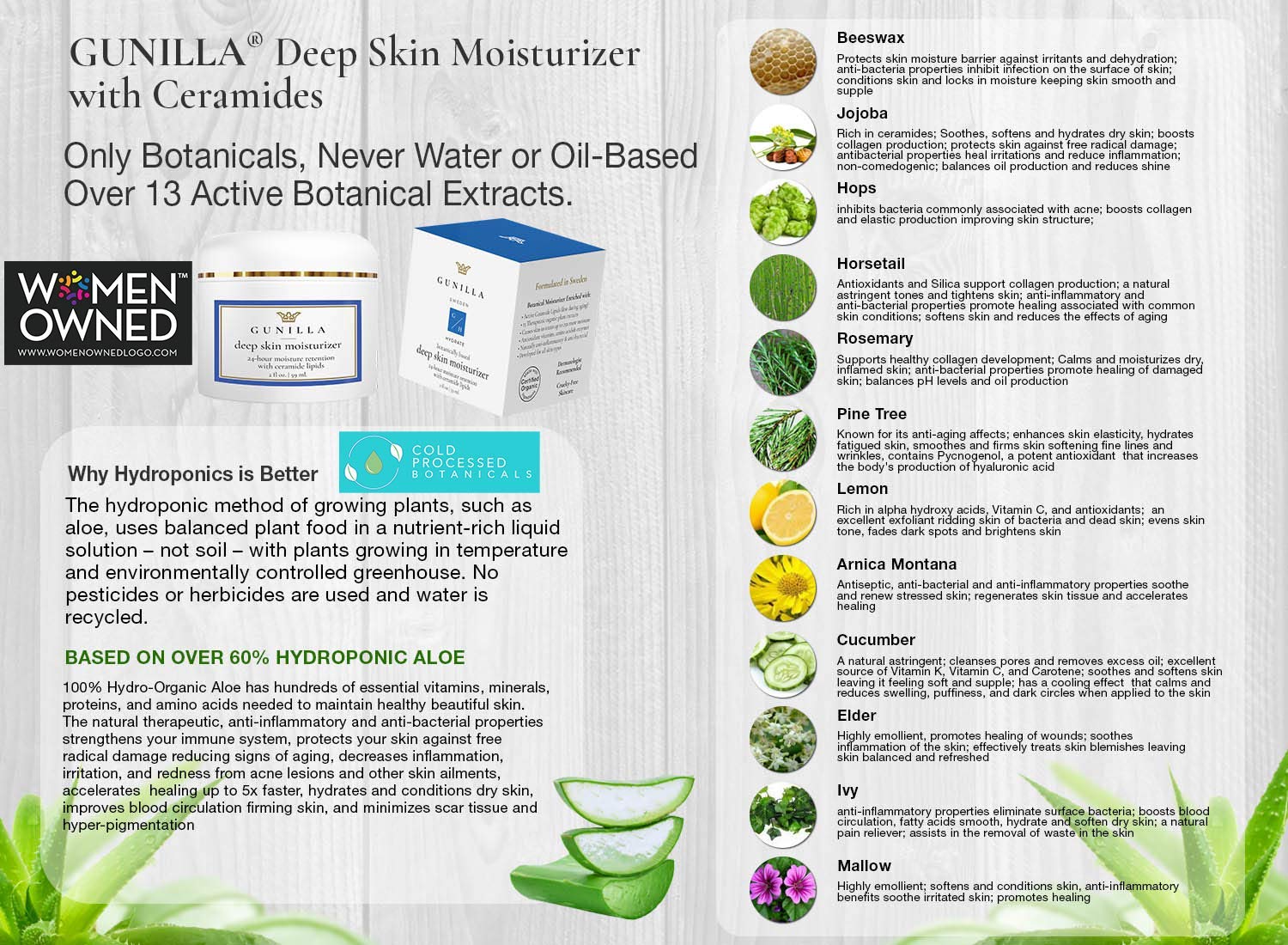 gunilla deep skin moisturizer