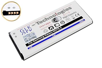 15% BILLIGER // Original GLK-Technologies® // Akku mit 3400mAh // passend für Samsung Galaxy Note 4 // IV SM-N910F Hochleistu