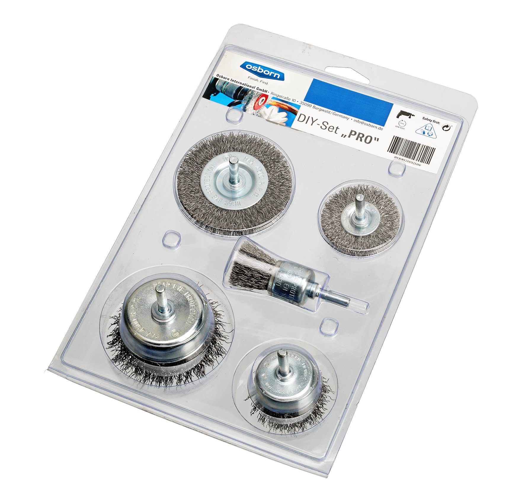 Osborn 1418600005 - Kit de Cepillo DIY 5 piezas - 4.500 (r.p.m)