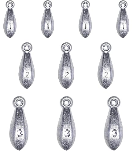 S & J's Tackle Box 9oz Lead Bank Weights - 10 Pack Fishing Sinkers