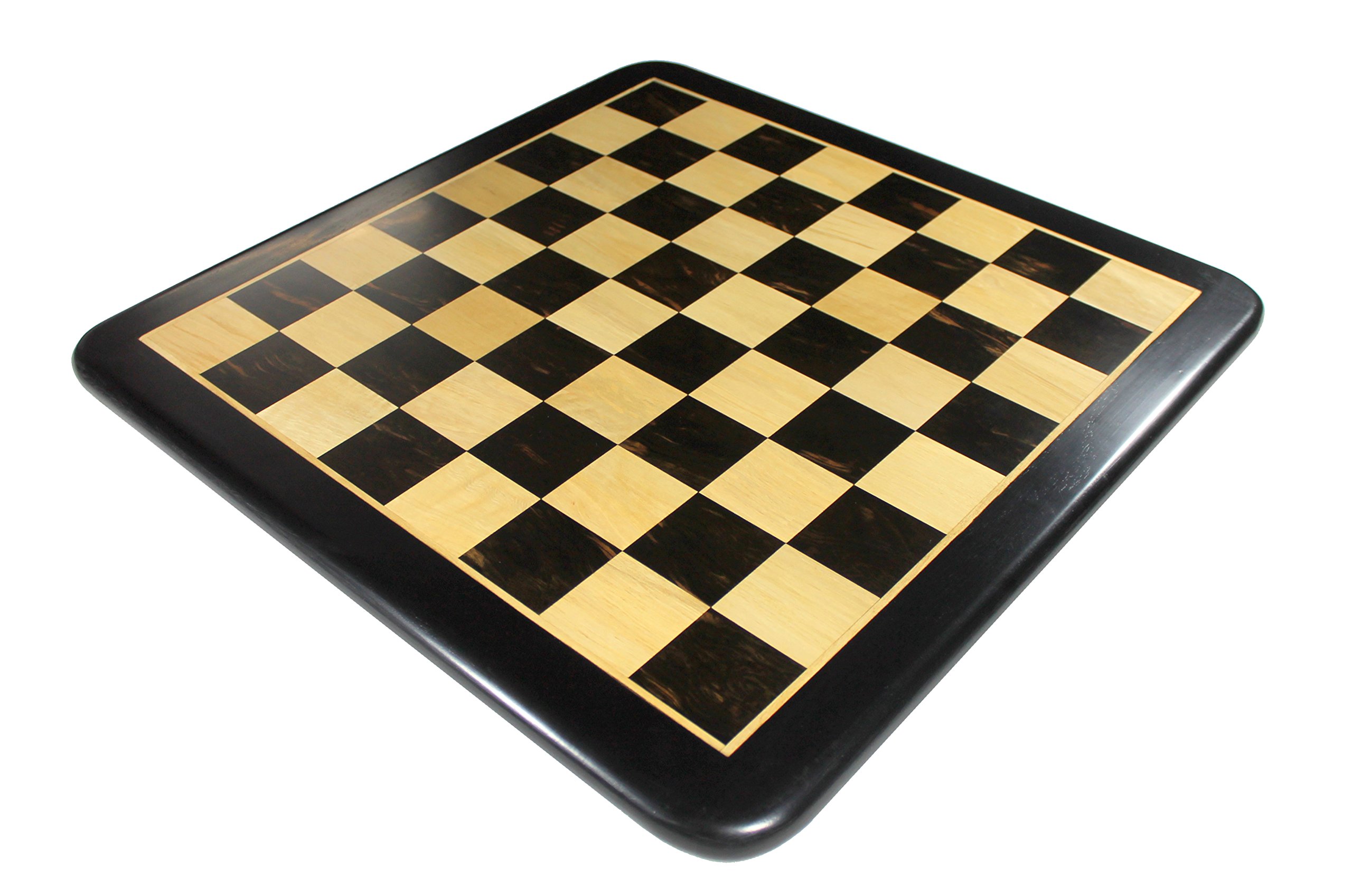 Collectible Rosewood Wooden Chess Game Board Without Pieces - Appropriate Wooden & Brass Chess Pieces Chessmen Available Separately by StonKraft Brand (21 x 21)