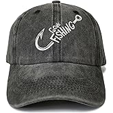 Shenbors Embroidered Gone Fishing Hats