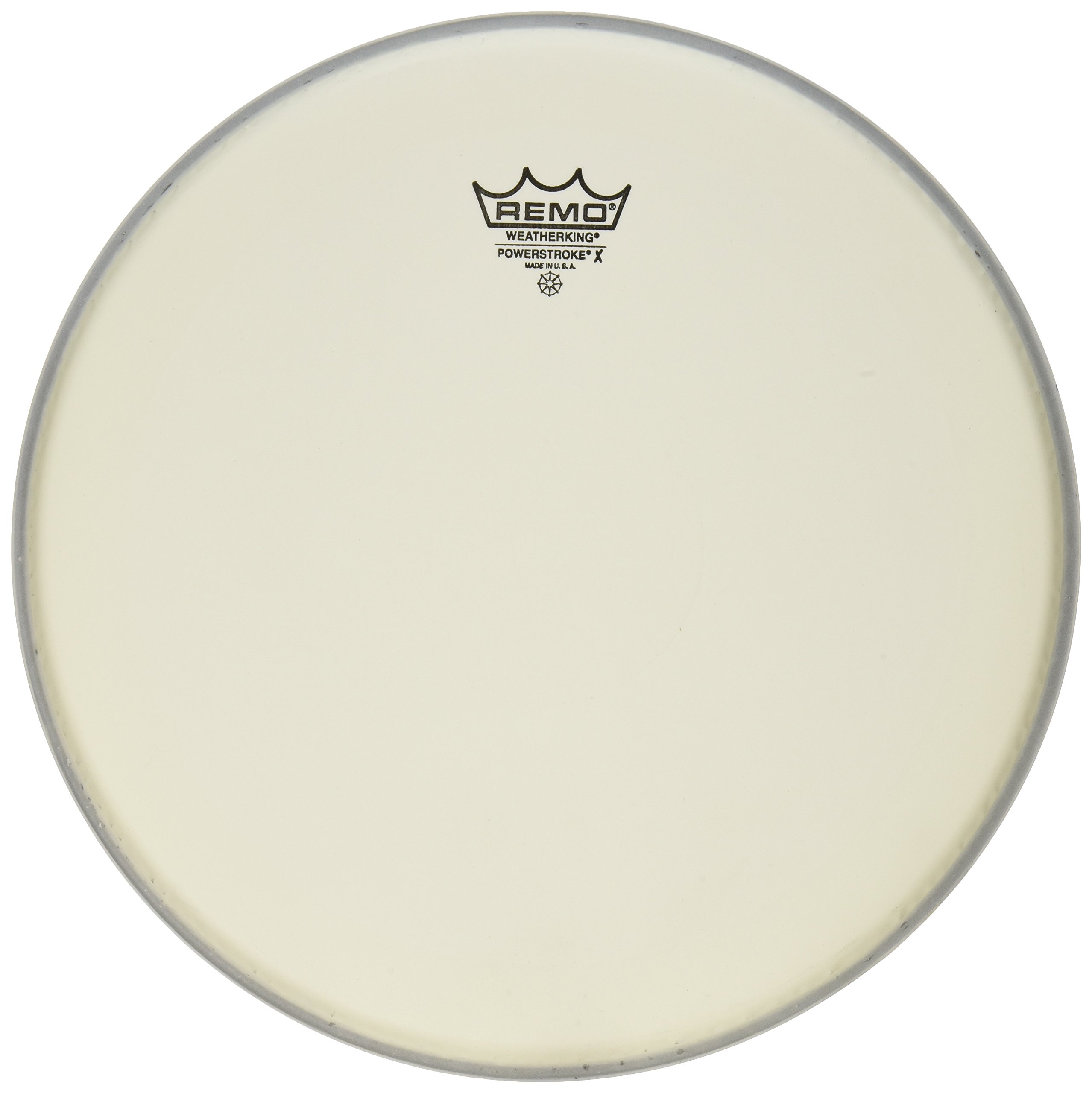 Remo Powerstroke X PX-0113-C2 White Brushed Snare Drum 13 Inches
