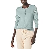 Amazon Essentials Women's Lightweight Crewneck Cardigan Sweater (Available in Plus Size)