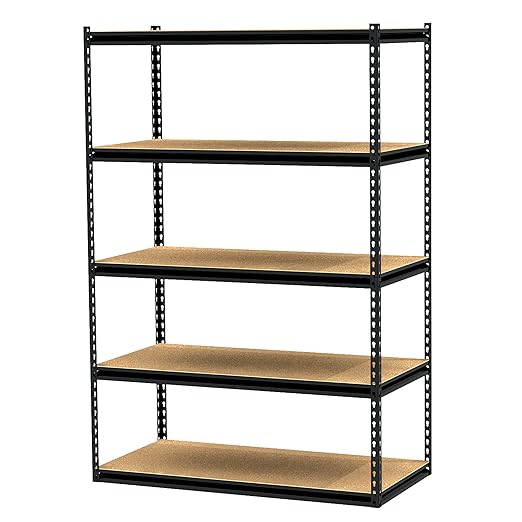 Gorilla Rack GRZ648245PCB 48 by 24 by 72Inch Shelving Unit with 5