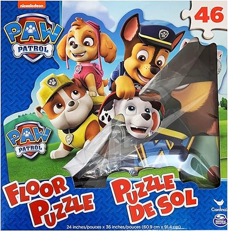 paw patrol floor puzzle