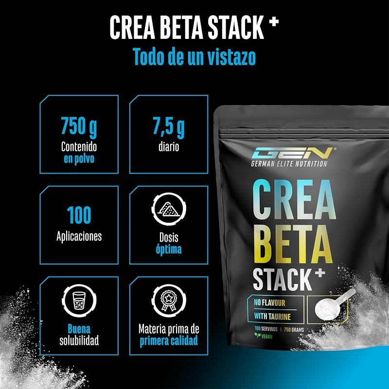 Creatin Beta Alanin Stack - Polvo 750 g