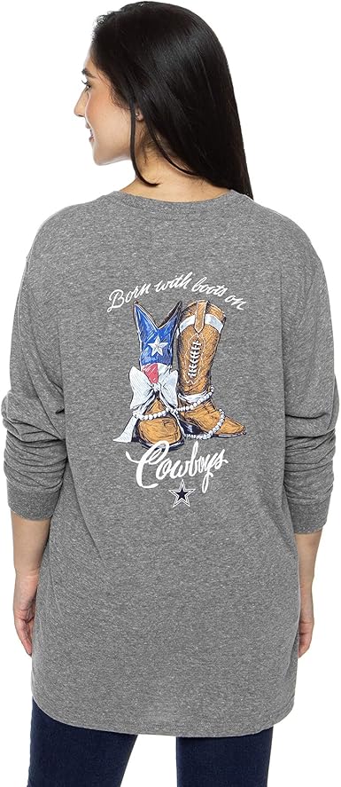 women's long sleeve dallas cowboy shirts
