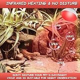 LUCKY HERP Reptile Heat Lamp 3 Pack 100W UVA Bearded Dragon Gecko Lizard view 3