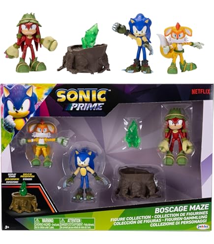 Amazon.com: Sonic Prime: Deluxe Box V2-12 Pack Collectible Figures