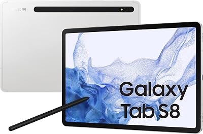 Samsung Galaxy Tab S8 WiFi 128GB Silver (Renewed) SM-X700
