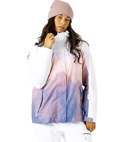 Amazon.com : Roxy GORE-TEX® Glade Printed Snow Jacket True Black