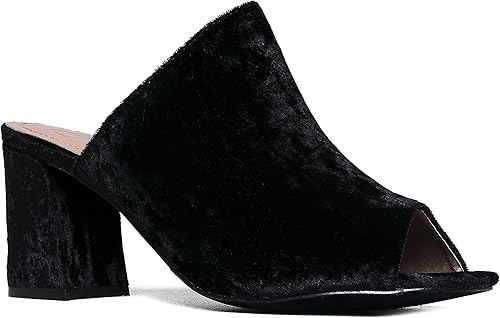 Amazon Com J Adams High Heel Sandal Mule Comfortable Everyday
