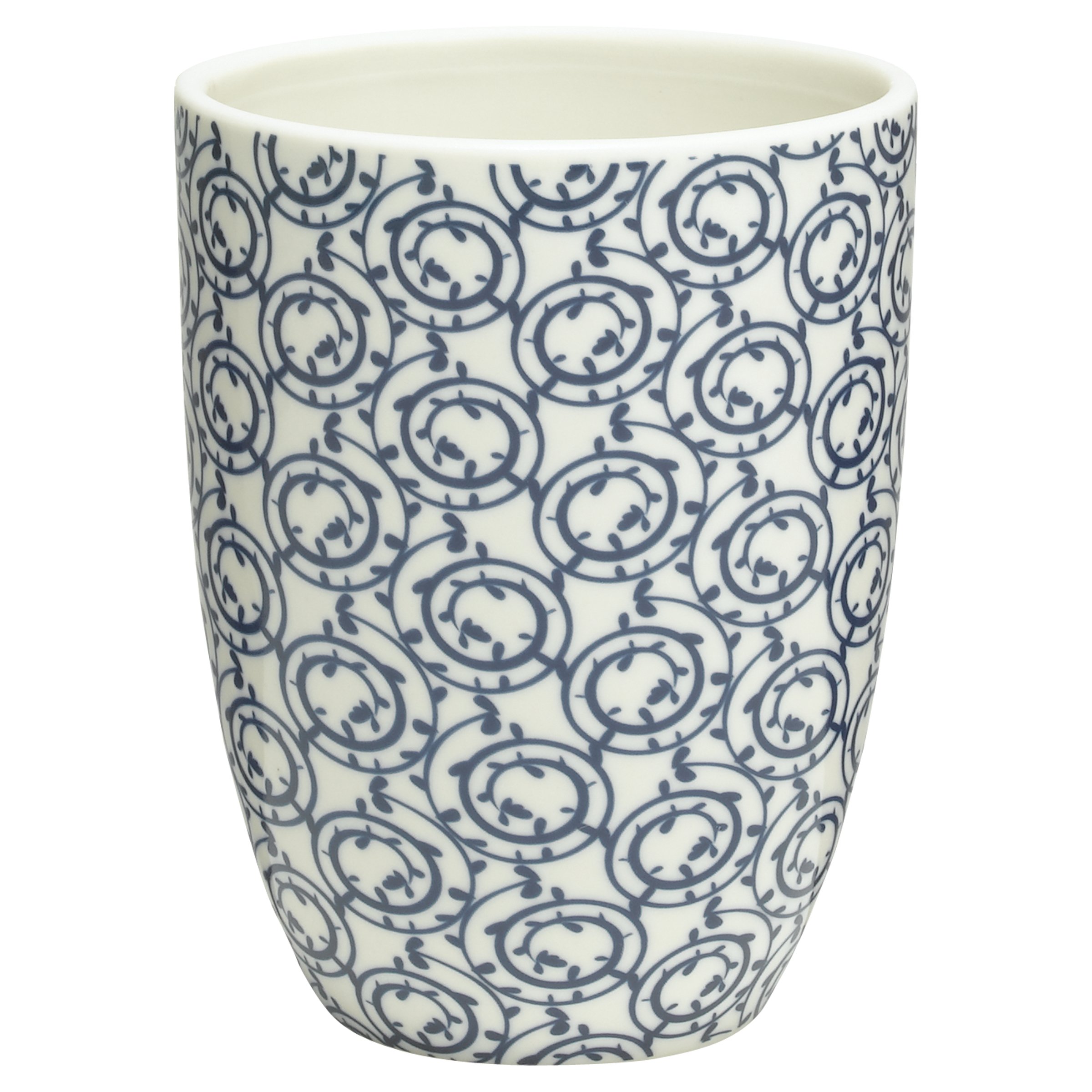 Sealskin Osaka Tumbler, Porcelain, Blue, 7.7 x 9.9 x 7.7 cm