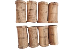 BHAVICREATION Tabla Tuning Blocks 8 pcs Tabla Gattas Dholak Tuning Blocks Drum Musical instruments Parts and Accessories, (123)
