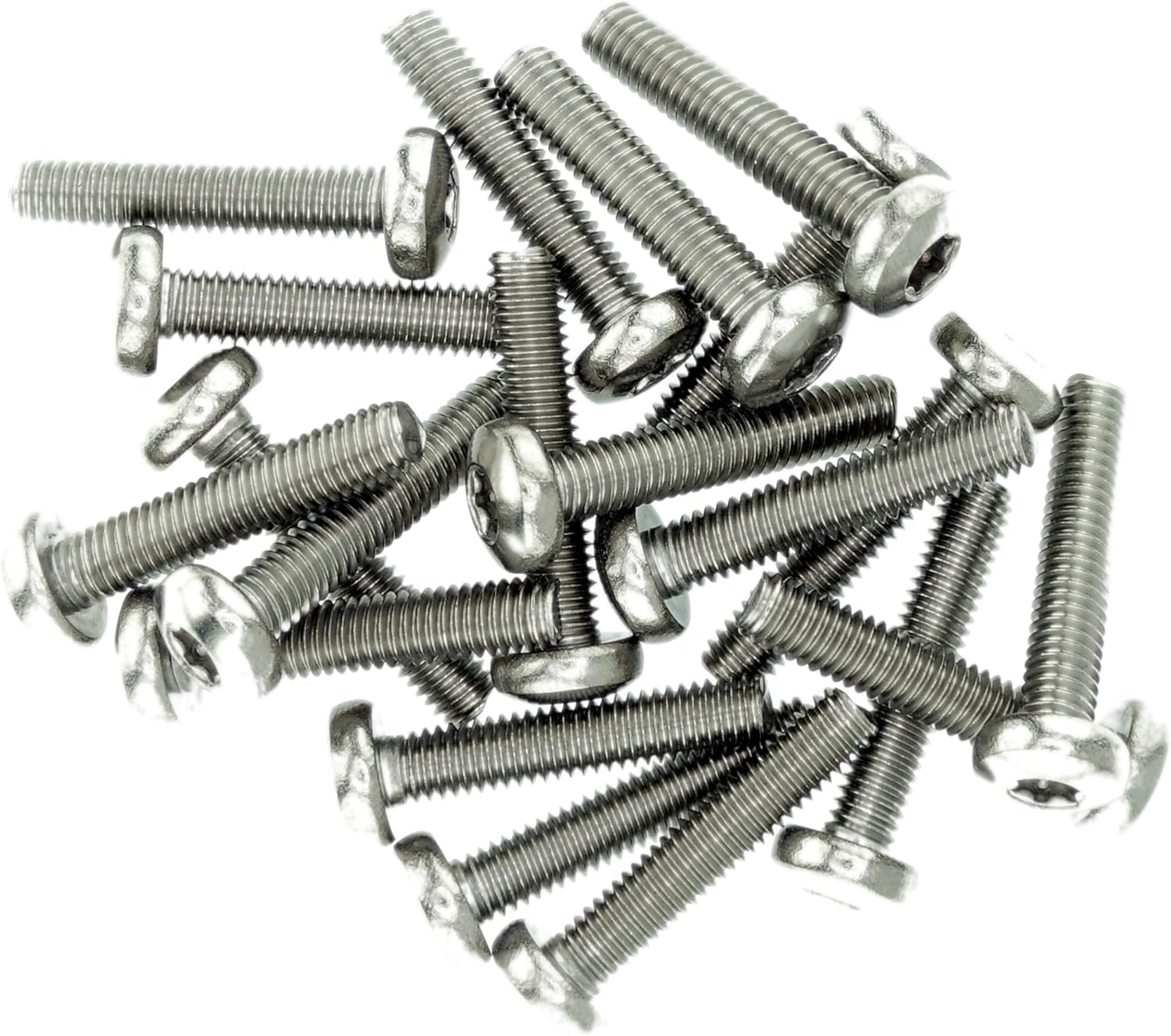 M2.5 (2.5mm x 10mm) TX Pan Thread Rolling Screw - Stainless Steel (A2) (Pack of 20), M2.5x10 - A2 (20)