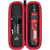 Case for SKIL SD561201 / Twist 2.0 Rechargeable 4V Screwdriver (Case Only) | Carrying Case, Water-resistant &amp; Shock-resistant, Mesh Pocket Stores Screwdriver Bits,Bit Holder,Charging Cable