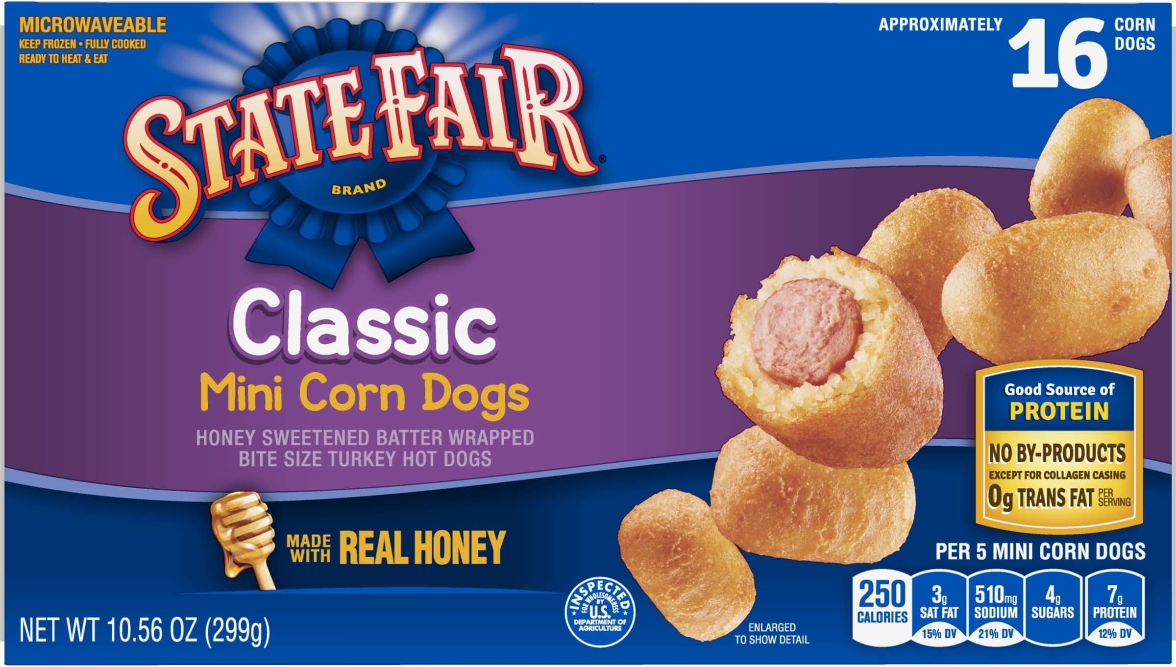 State Fair Classic Mini Corn Dogs, 16 Count (Frozen)