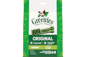 Greenies Original Teenie Dental Dog Treats, 12 oz. Pack (43 Treats)
