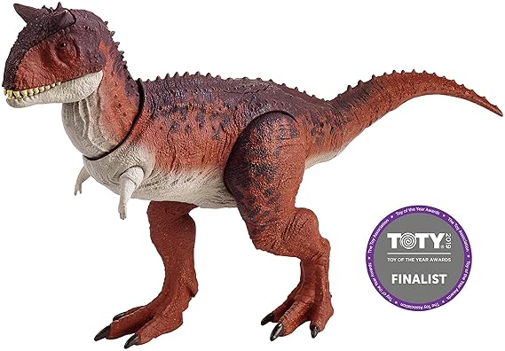Mattel FMW89 - Jurassic World Action-Attacke Carnotaurus