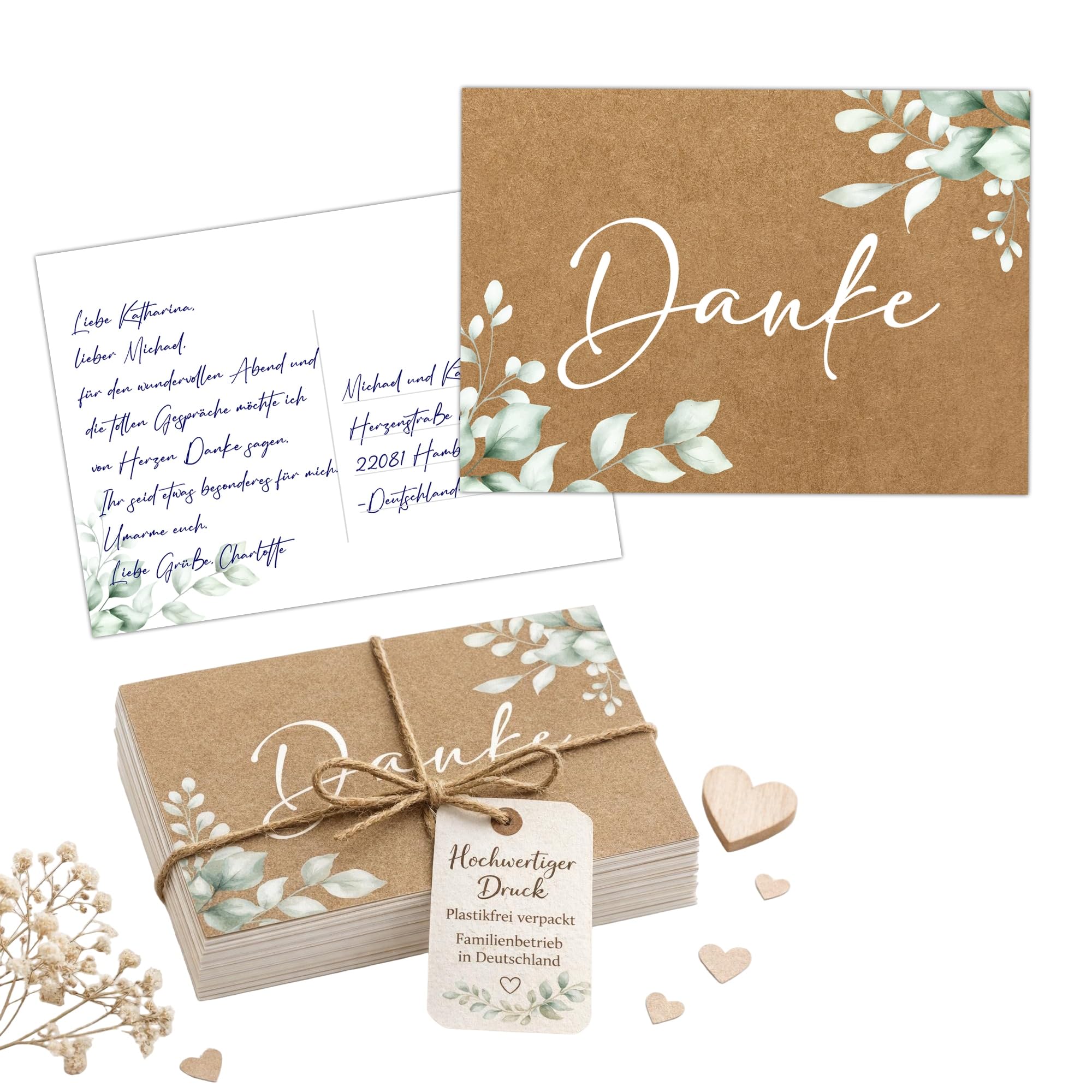 25 Thank You Cards, Postcards, Thank You Cards, Thank You Cards, Boho