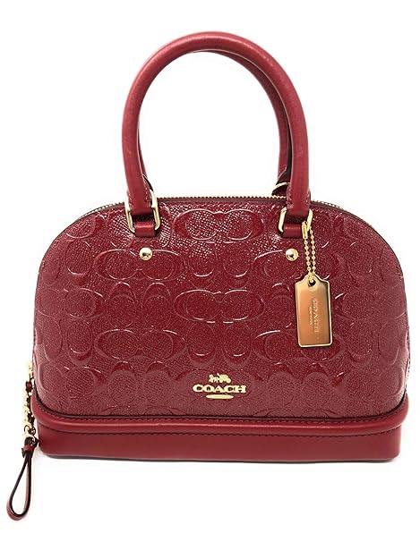 coach sierra satchel red