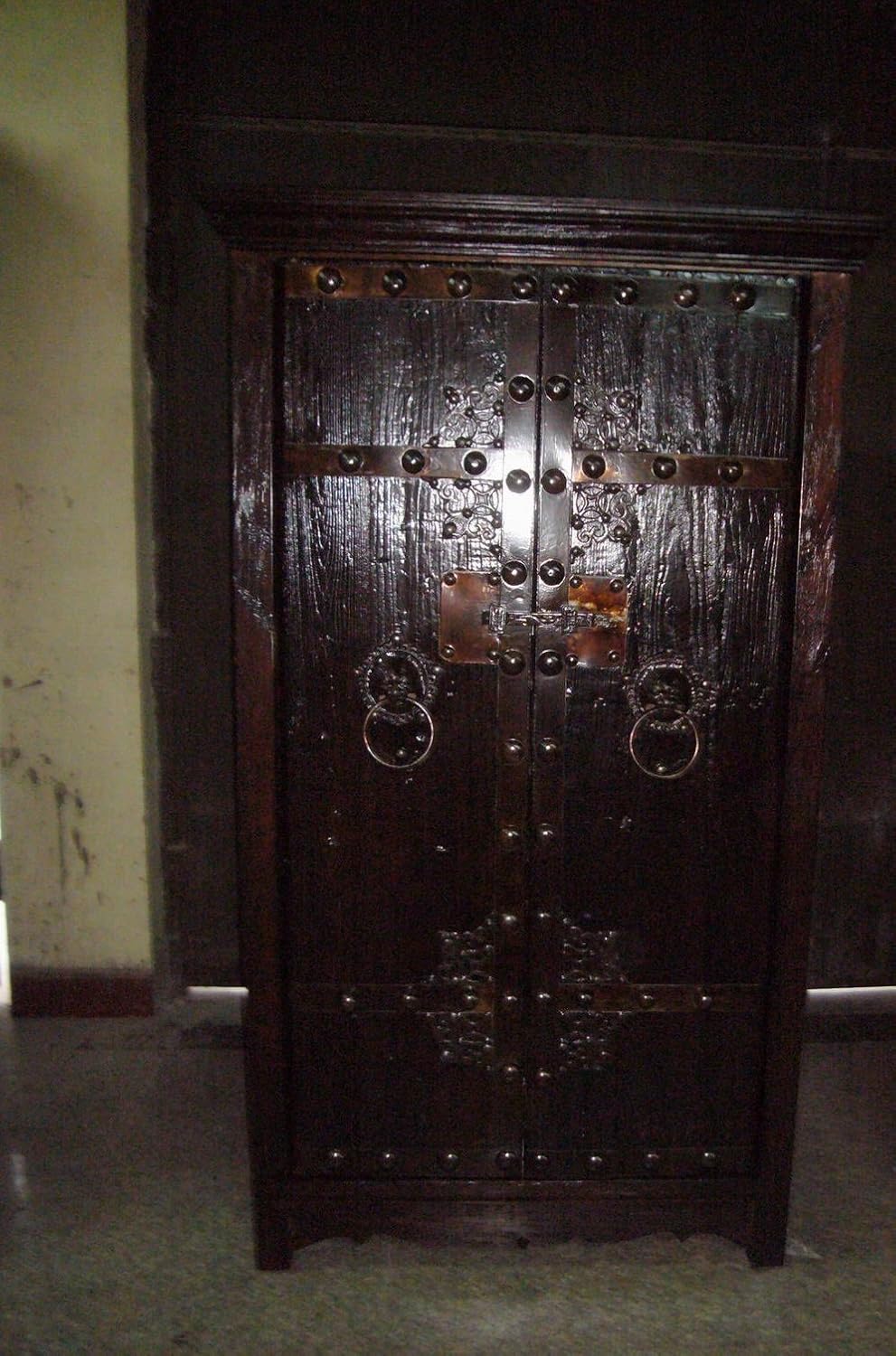 Ancient Medieval Ages 2 Door Wine Cabinet Closet Cupboard