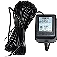 HQRP 24V AC Adapter Transformer Compatible with Ecobee Google Nest Honeywell Emerson Ecobee4 Smart WiFi Thermostat, Wyze Ring Blink Video Doorbell C-Wire, 25ft Cable, ETL Listed