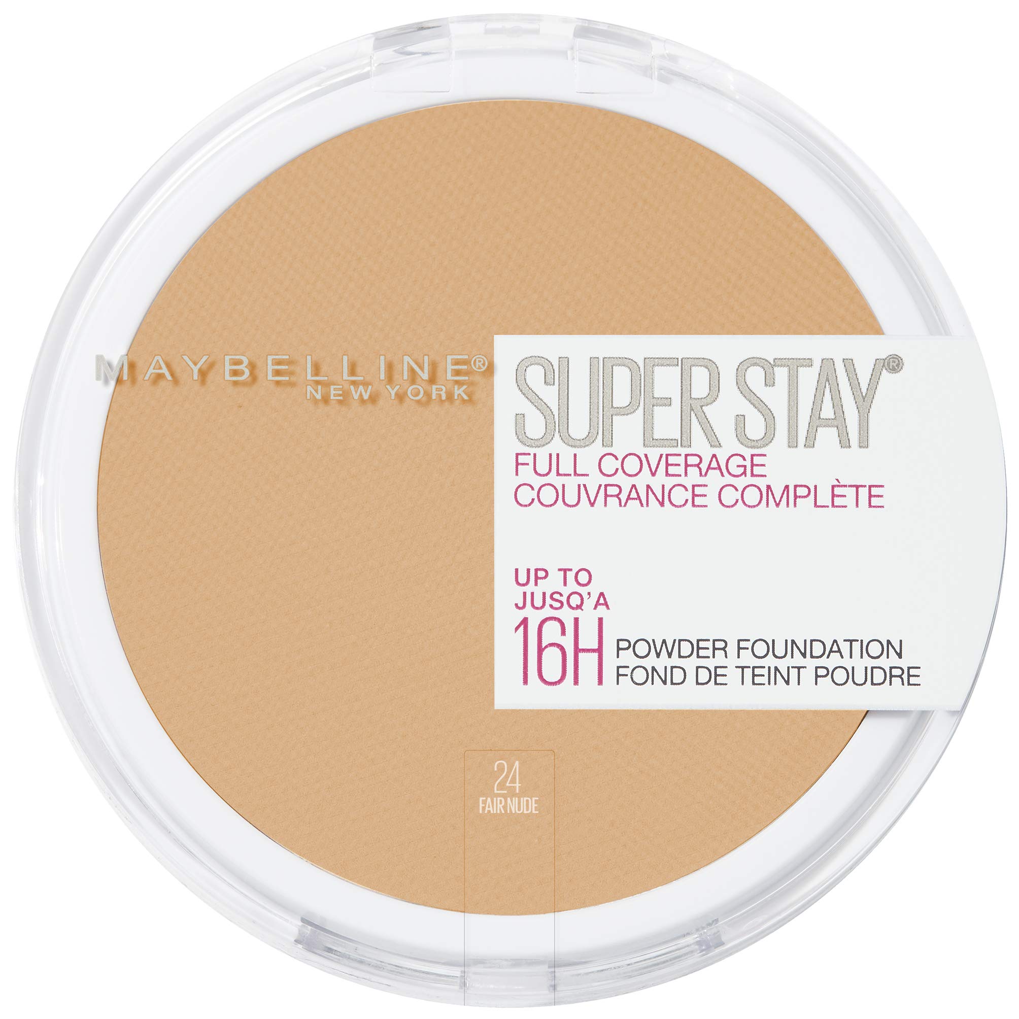 Maybelline New York Super Stay Full Coverage 16H Powder Foundation No.24 Fair Nude 9g