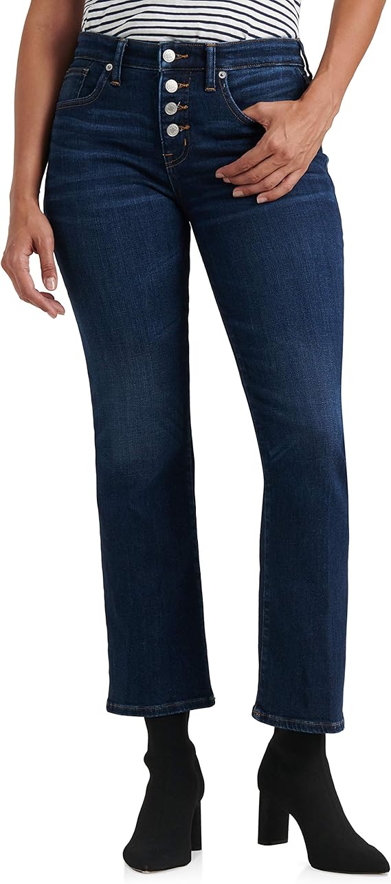 Lucky Brand Women's Mid Rise Ava Crop Mini Bootcut Jean at Amazon Women's Jeans store