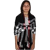 Gilbins Big Winter Warm Tartan Checked Cashmere Feel Shawl Blanket Scarf 80" x 30"