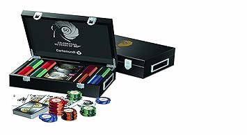 Cartamundi James Bond 50th Anniversary Luxury Poker Set, Multi Color (200 Chips)
