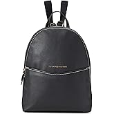 Tommy Hilfiger Whitney II Medium Dome Backpack Pebble PVC Black One Size