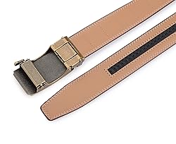 guvoosm Mens Belt,Ratchet Dress Adjustable Belts