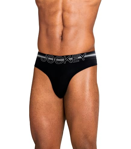 Jockey Men's Underwear Microfiber Stretch String Bikini - 3 Pack