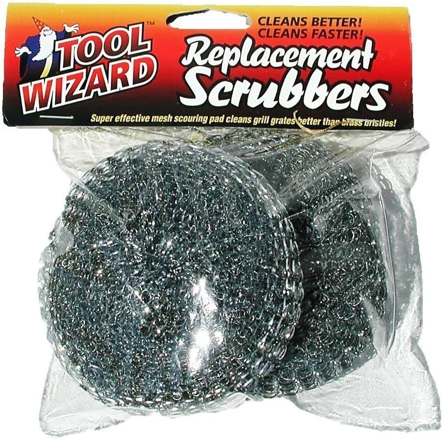Tool Wizard BBQ Brush Replacement Scrubbers
