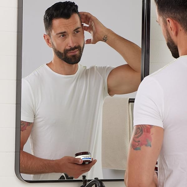 CREMO HAIR THICKENING PASTE FOR MEN – PREMIUM BARBER GRADE THICKENING PASTE, HIGH HOLD AND LOW SHINE, HAIR STYLING 4 OZ